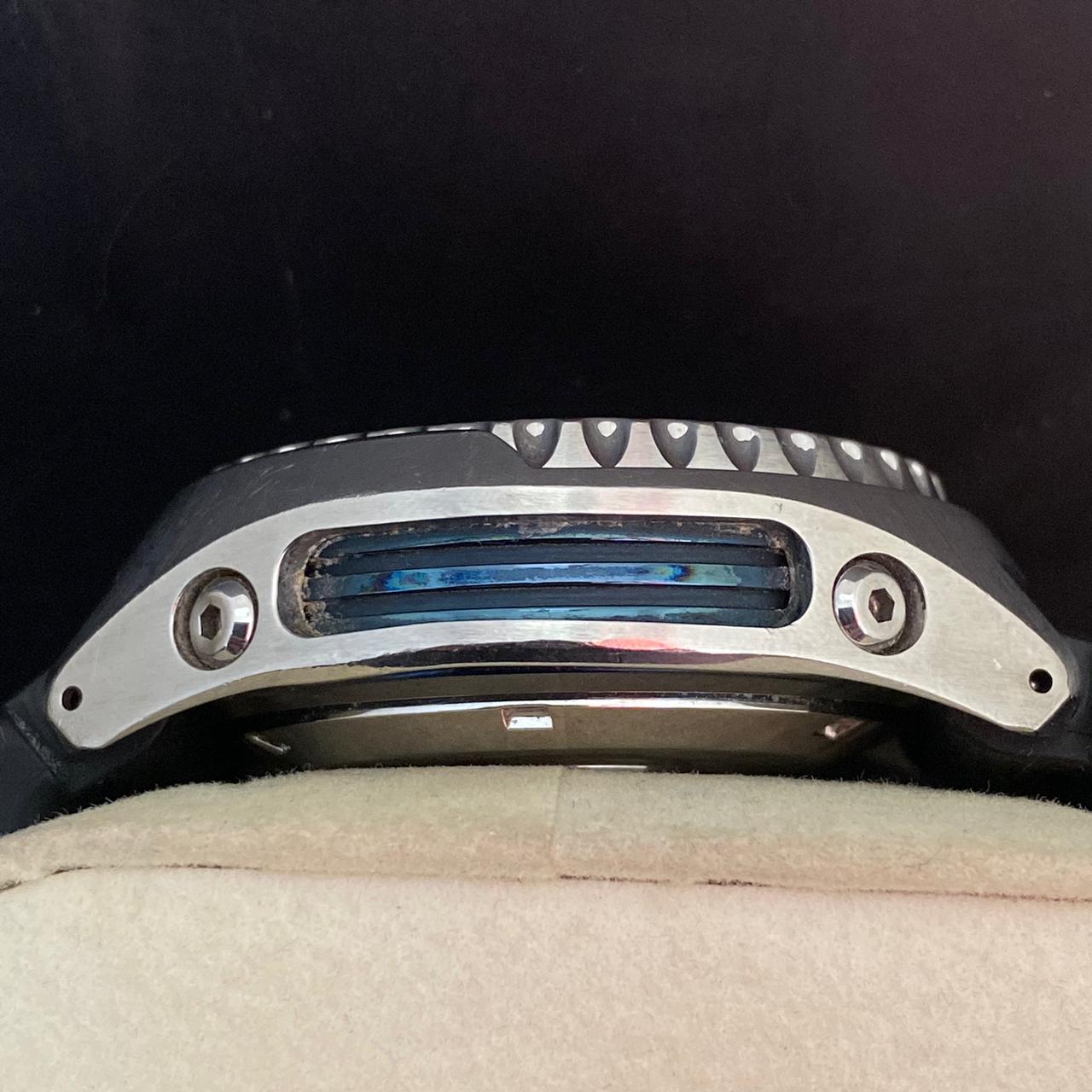 Rare Seiko Prospex PADI SUN065 Kinetic 5M85-0AB0 GMT Diver Blue Dial Watch Men