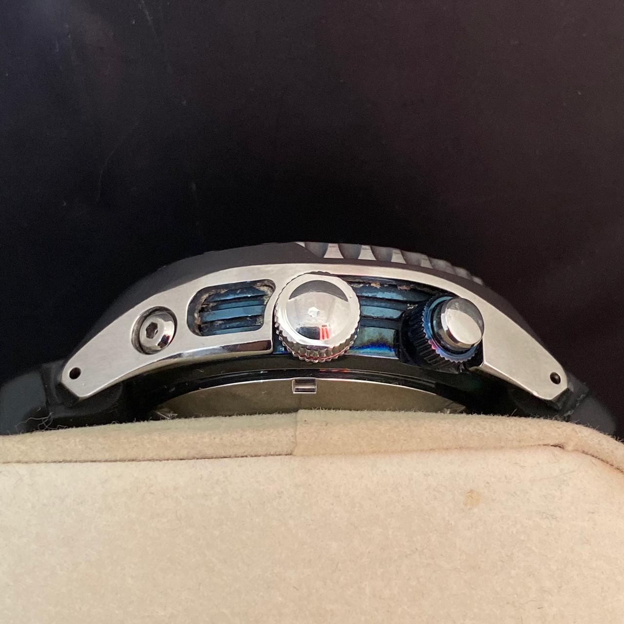 Rare Seiko Prospex PADI SUN065 Kinetic 5M85-0AB0 GMT Diver Blue Dial Watch Men