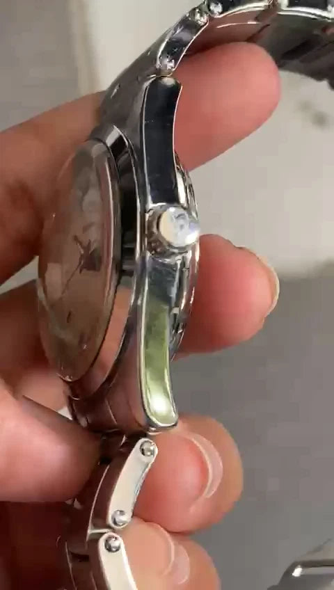 Rare Orient Star President EV0F-C0 Silver Dial Automatic Day Date Vintage Watch
