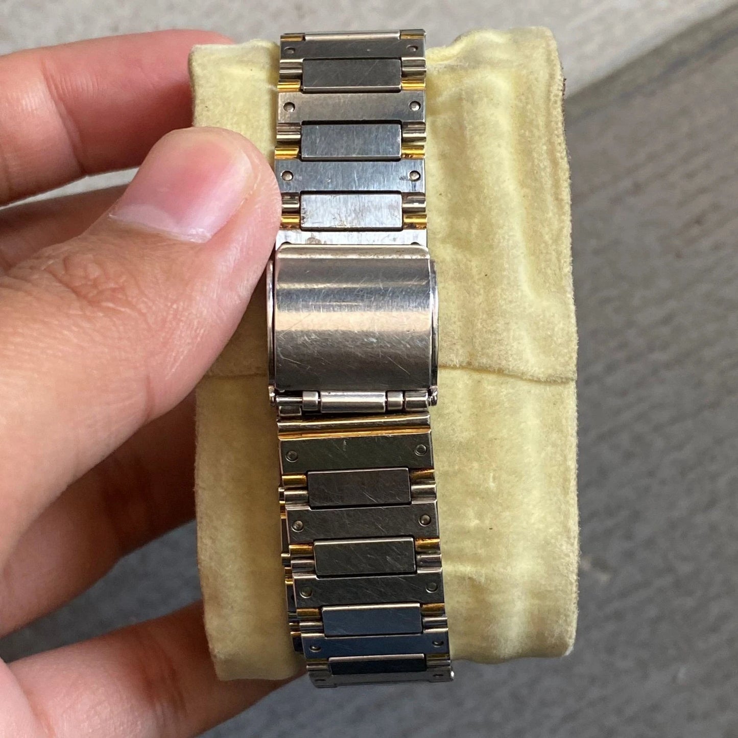 Rare Seiko Silverwave Quartz 6030-5530 White Dial Tank Vintage Dress Watch Men