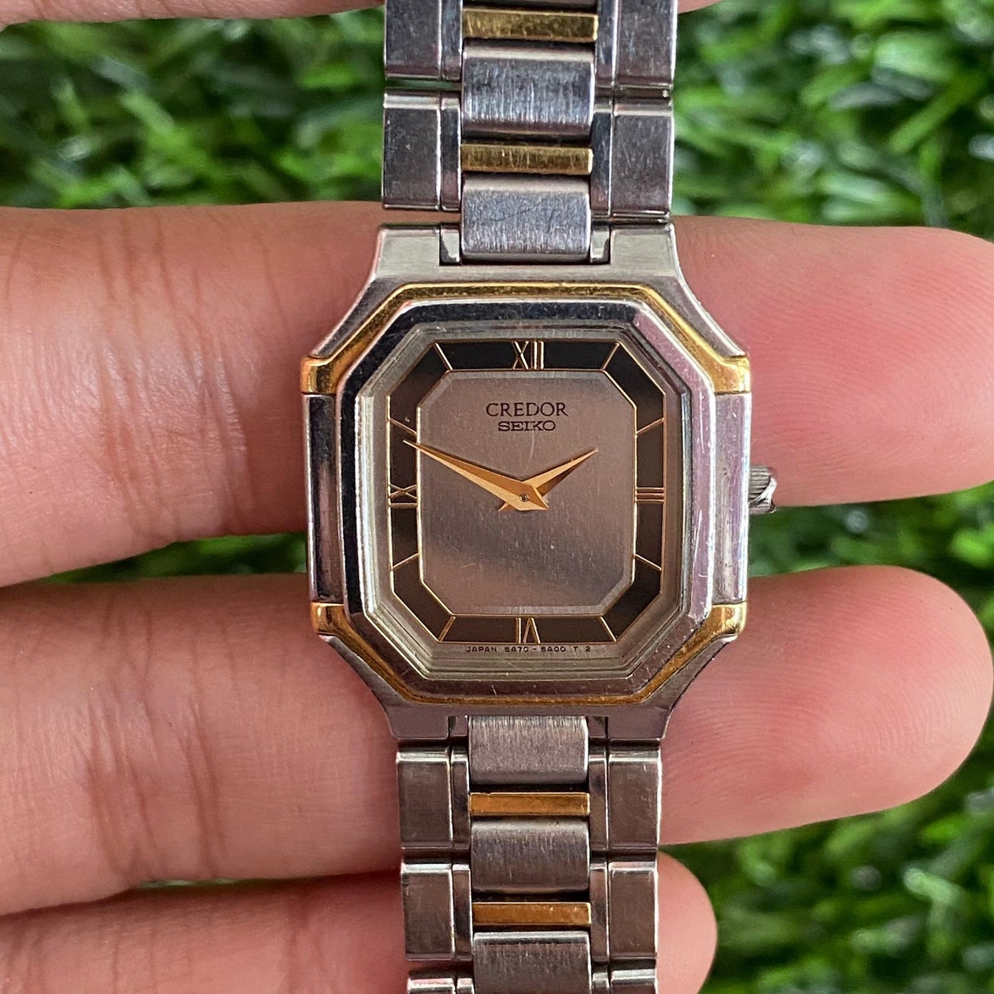 Rare Seiko Credor Ladies Watch Dress Fashion Two Tone Vintage Watch Steel