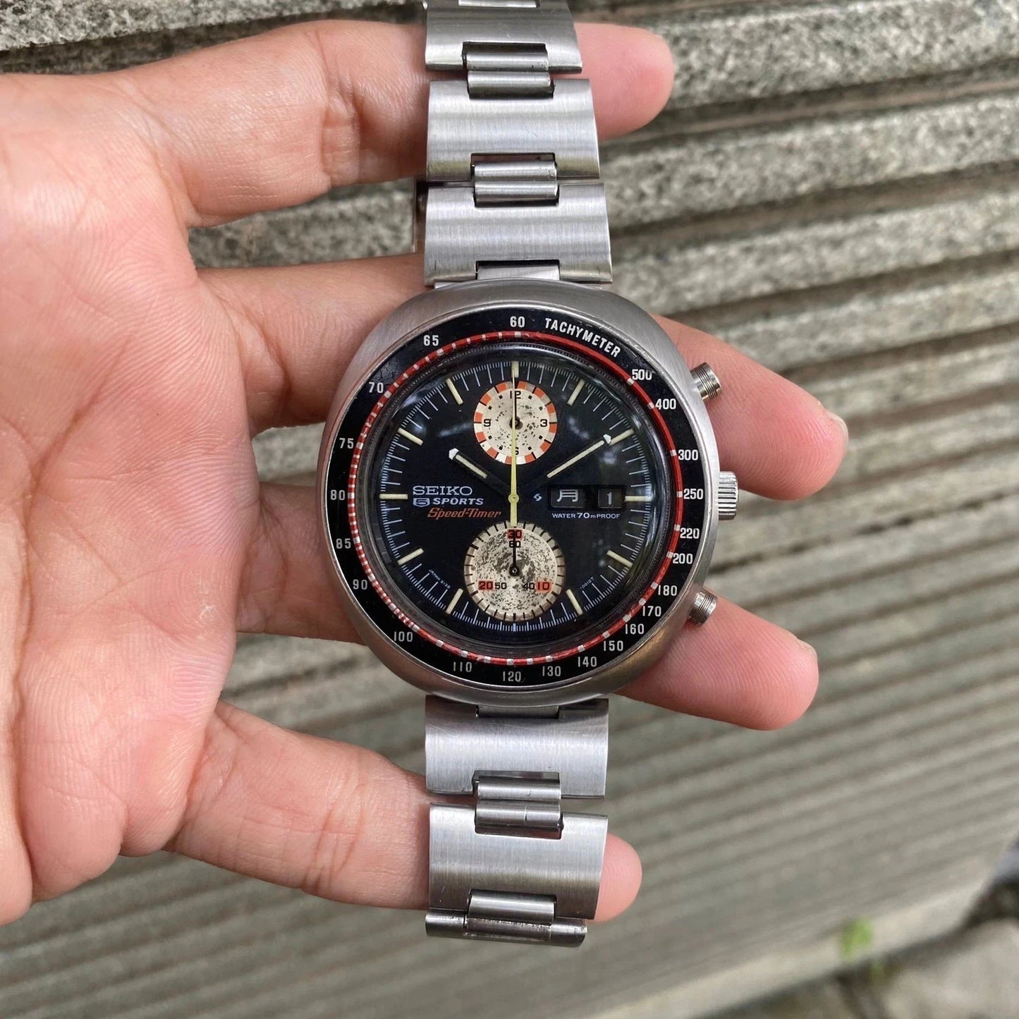 RARE Seiko UFO Automatic 6138-0011 Chronograph JDM Watch