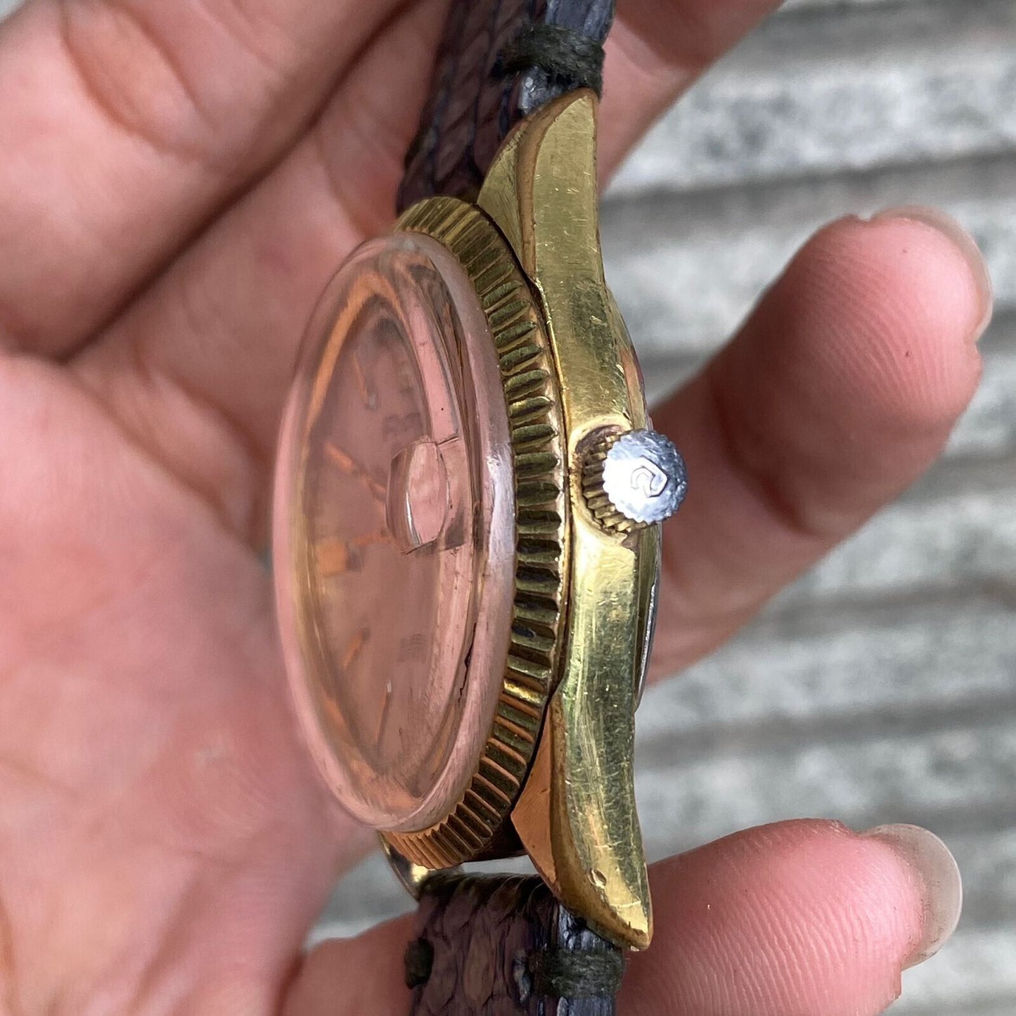 RARE Ricoh President Dynamic Automatic 21 Jewels Day Date Vintage Men Watch