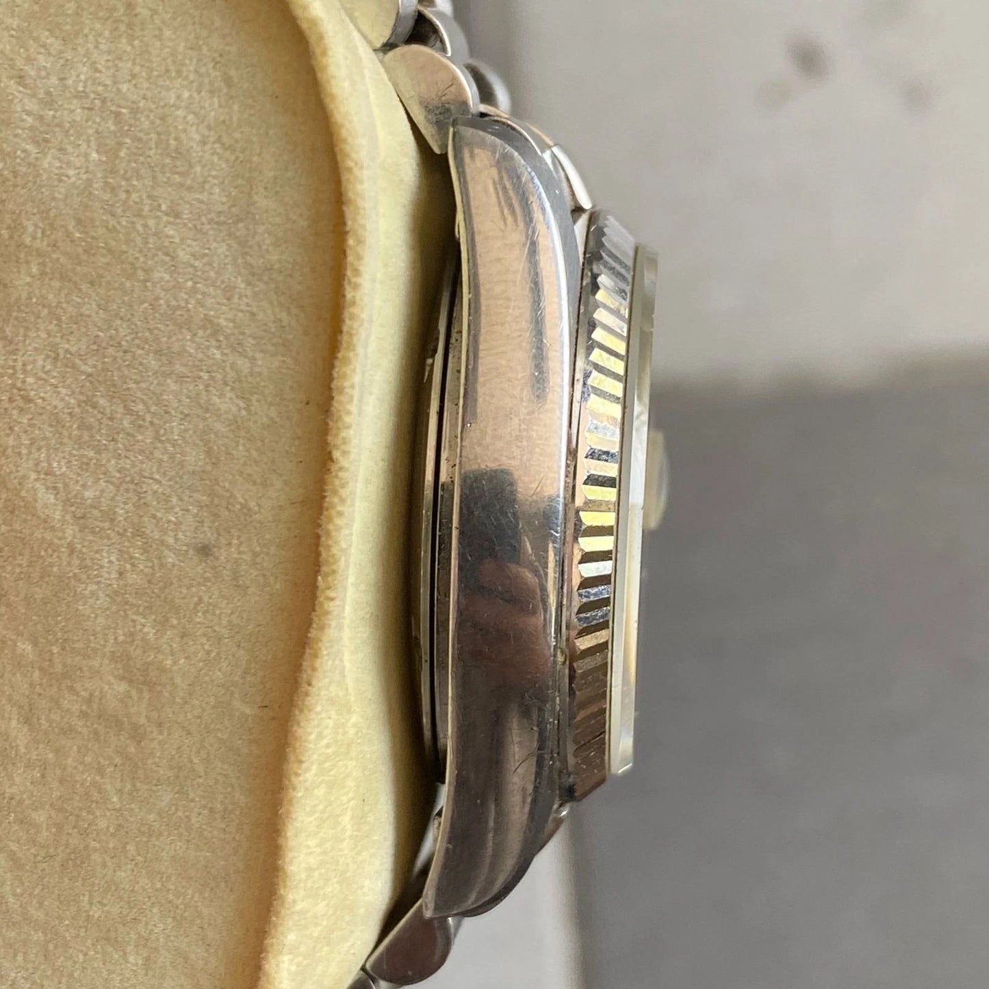 Rare Tissot President Automatic DIamond Index Silver Dial Watch Swiss Vintage