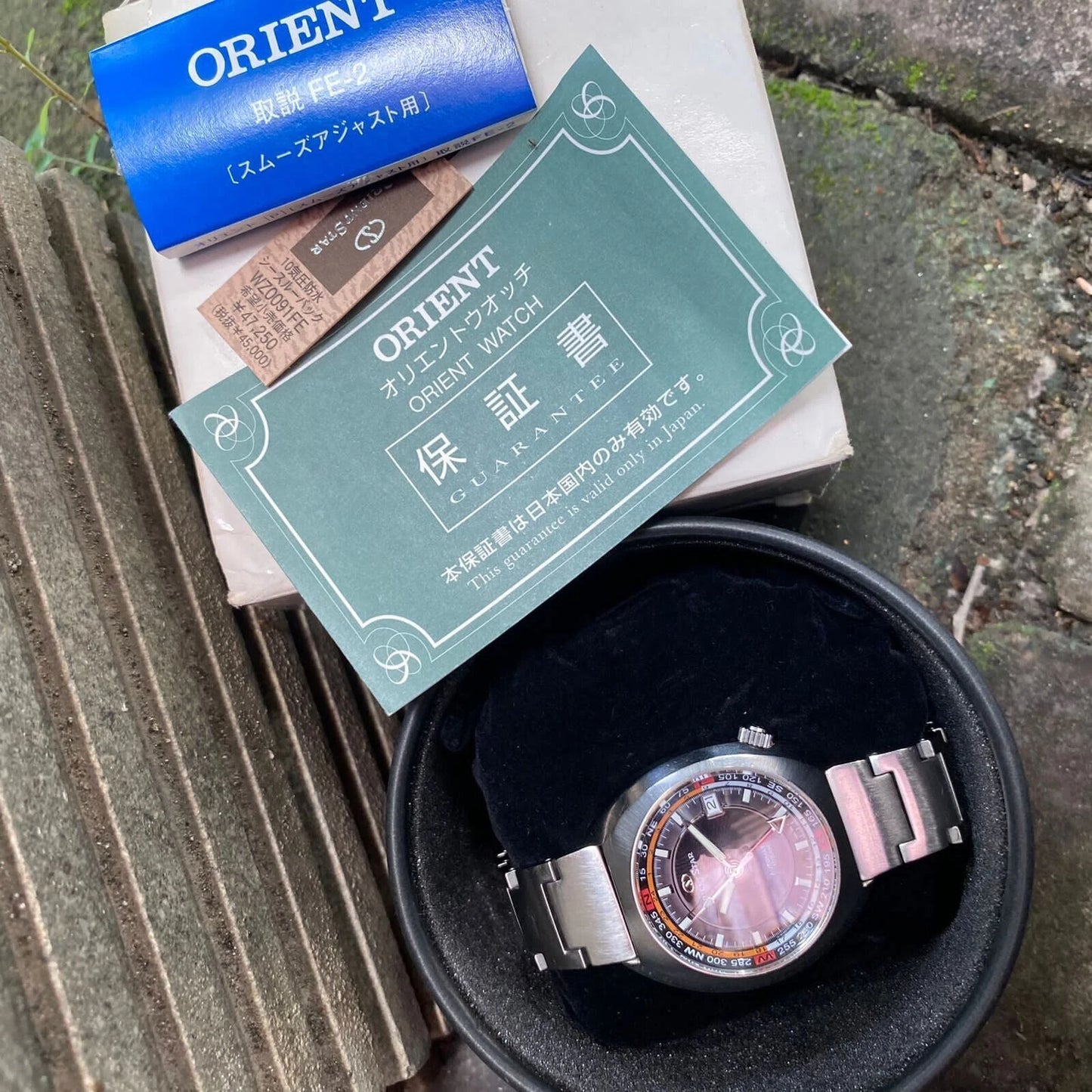 RARE Orient Star GMT WZ0091FE Automatic Date Black Dial Men Watch Vintage