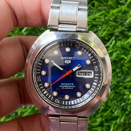 Rare Seiko SBS011 Sushiroll Automatic 7S36-0060 Blue Dial Day Date Watch Men