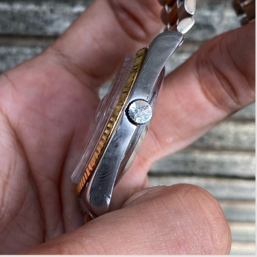 Rare MIDO President Day Date Salmon Dial Automatic ETA - Mido President Ocean