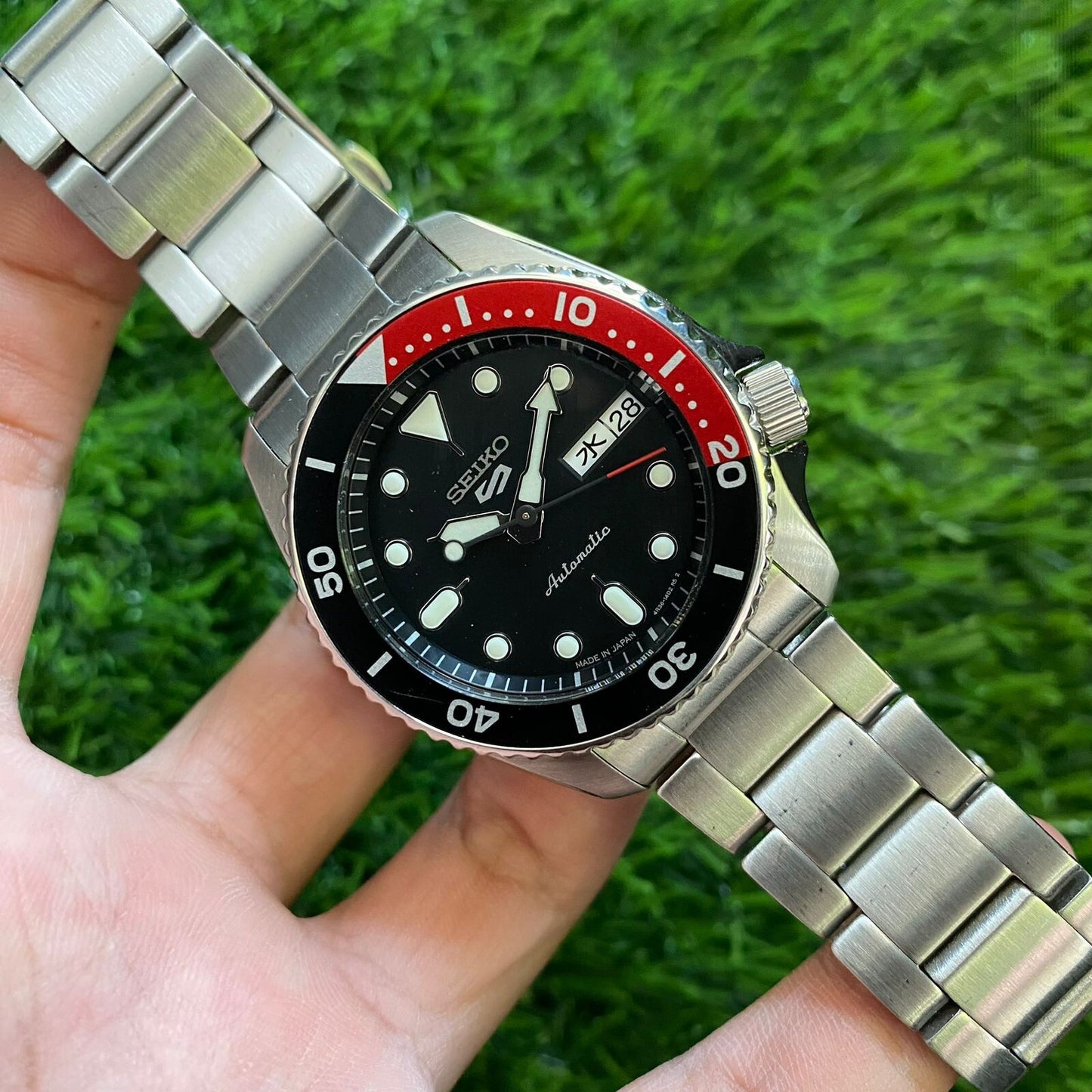 Rare SEIKO 5 Sports SBSA249 SKX Mid-size Limited Automatic Watch JDM Fullset