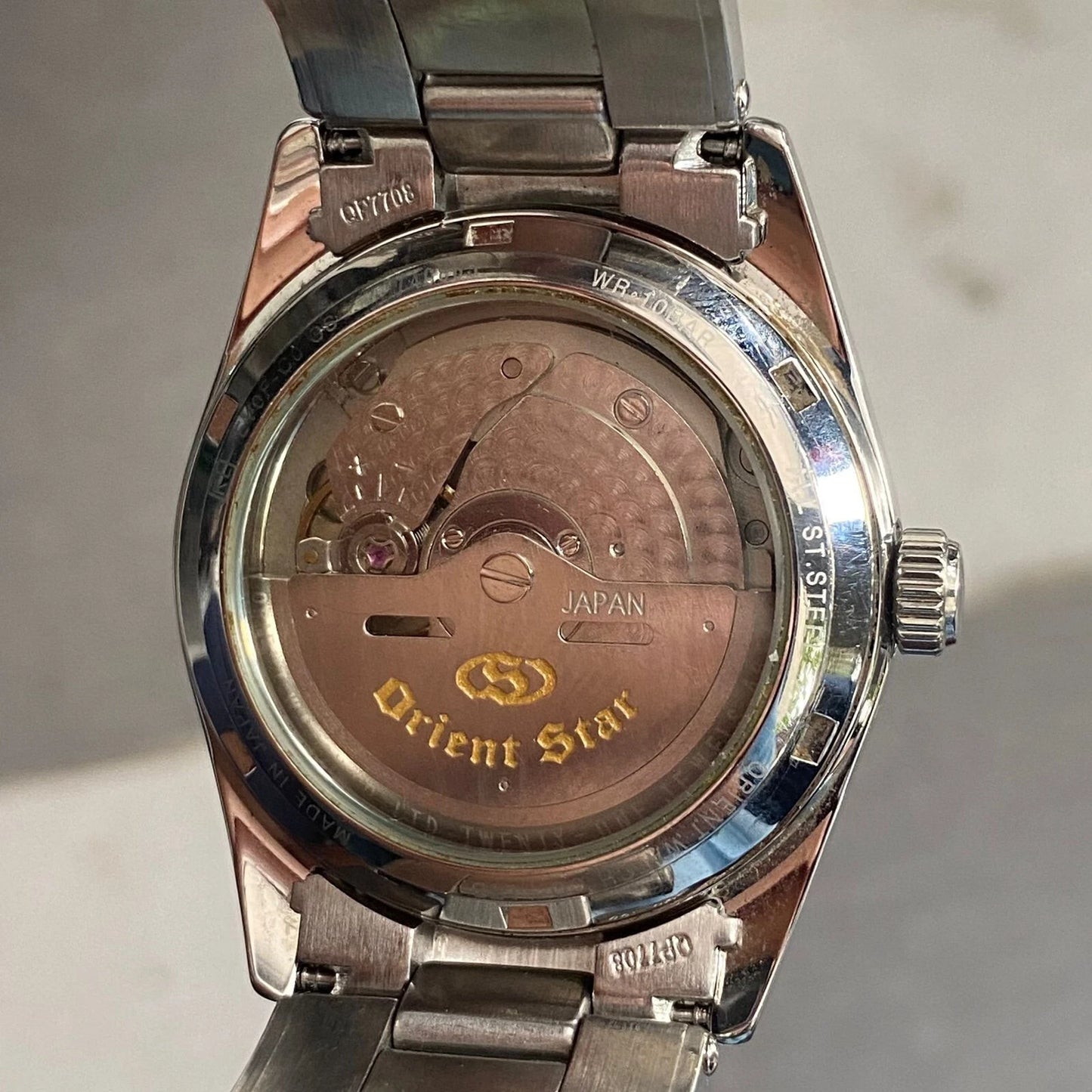 Rare Orient Star President EV0F-C0 Silver Dial Automatic Day Date Vintage Watch