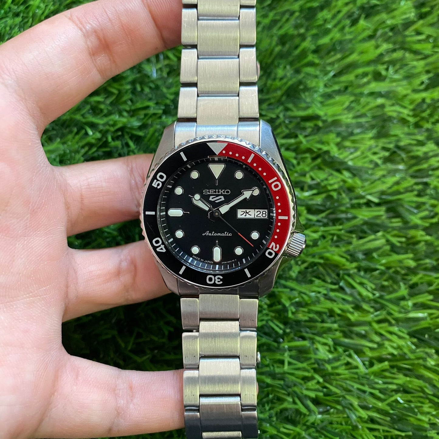 Rare SEIKO 5 Sports SBSA249 SKX Mid-size Limited Automatic Watch JDM Fullset