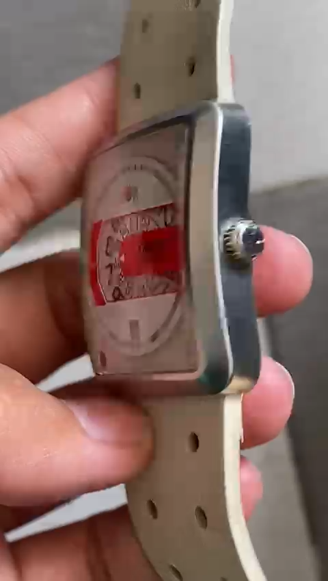 Rare Orient Jump Hour Automatic ERAK-C3 CA Red White Dial Big Size Watch Men