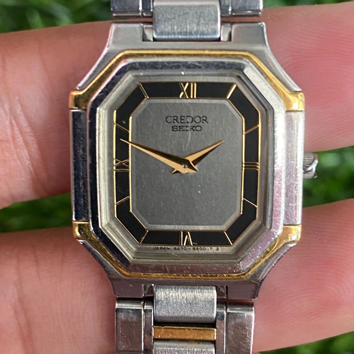 Rare Seiko Credor Ladies Watch Dress Fashion Two Tone Vintage Watch Steel