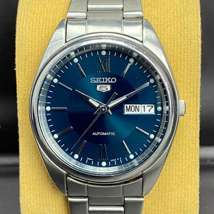 RARE Seiko 5 SNXA21 Jade Green Dial Automatic 7S26-0430 Baton Roman Watch Men