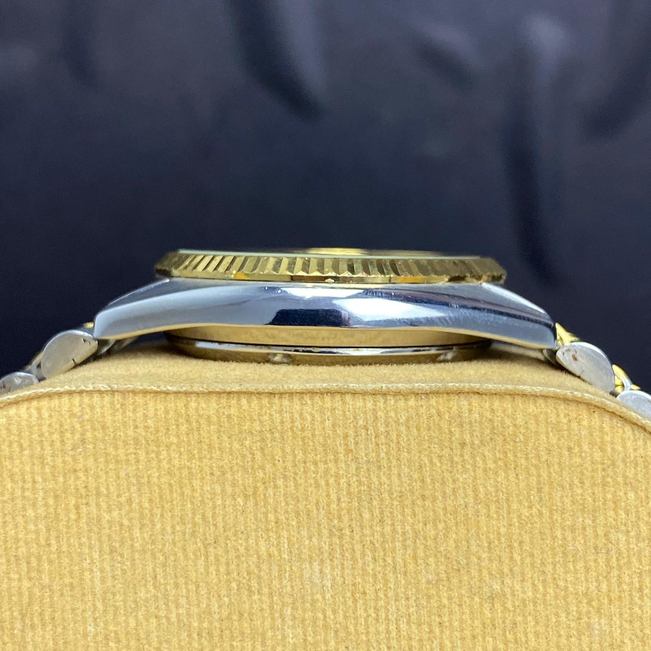 RARE Seiko President SNXJ90 Automatic 7S26-0500 White Dial TwoTone Vintage Watch