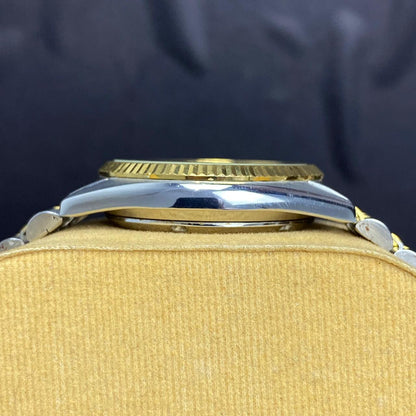 RARE Seiko President SNXJ90 Automatic 7S26-0500 White Dial TwoTone Vintage Watch