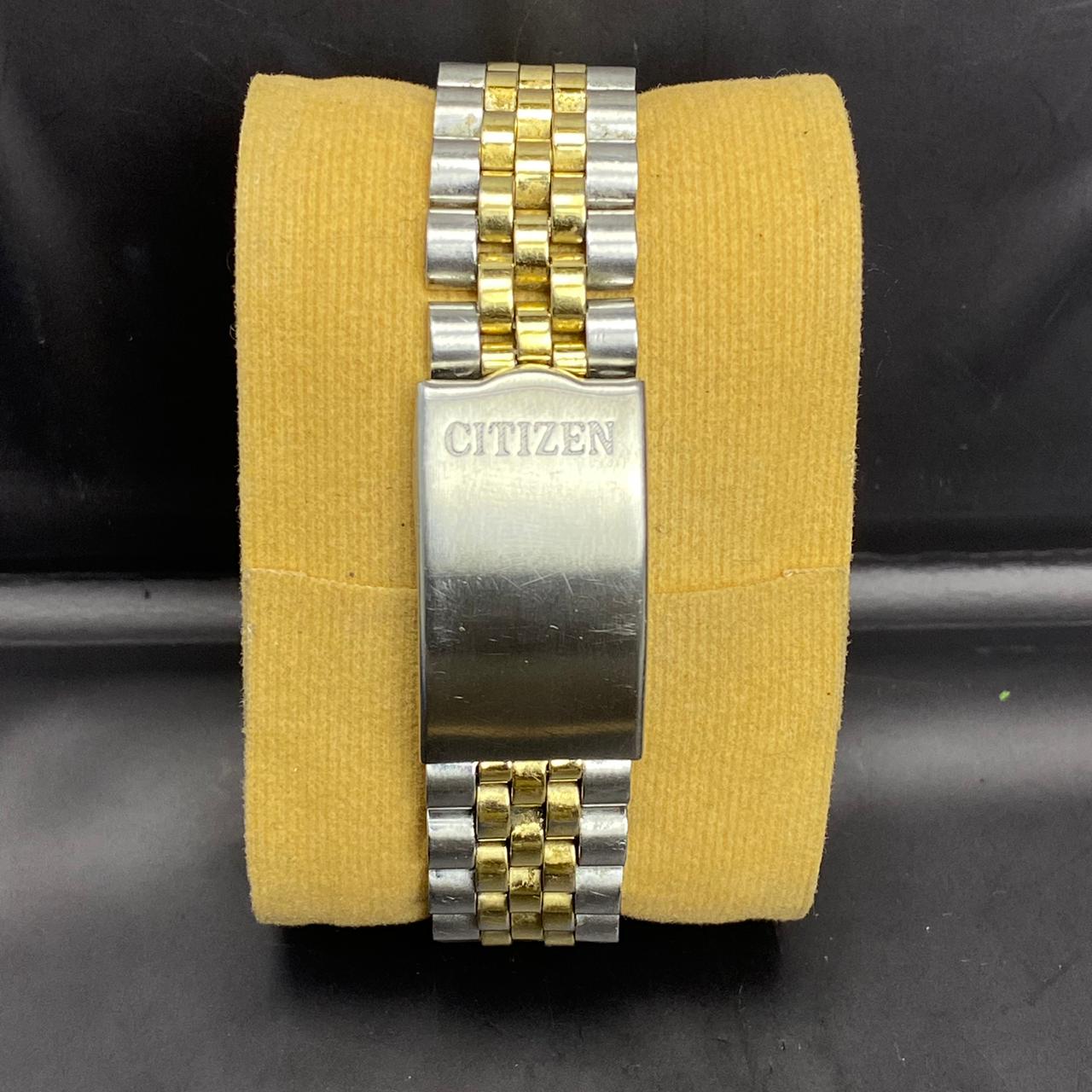 RARE Citizen President Automatic Eagle Gold Dial Day Date Two Tone JDM Watch Men