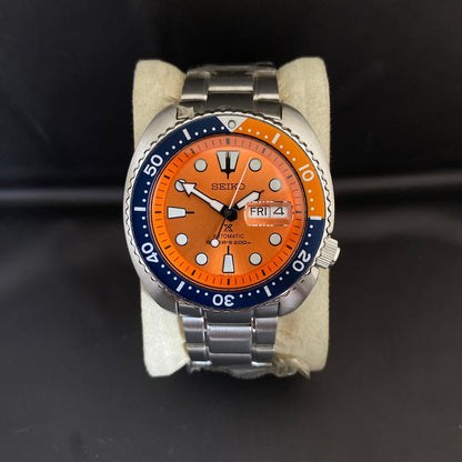 RARE Seiko Prospex SRPC95K1 Diver Orange Turtle Asia Limited Edition Watch NOS