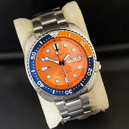 RARE Seiko Prospex SRPC95K1 Diver Orange Turtle Asia Limited Edition Watch NOS