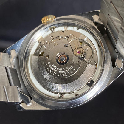 RARE Bulova President Super Seville Two Tone Automatic Gold Vintage Watch Men