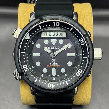 Brand New Seiko Prospex SNJ025P1 Arnie Solar Baselworld 2019 ANADIGI Black Dial