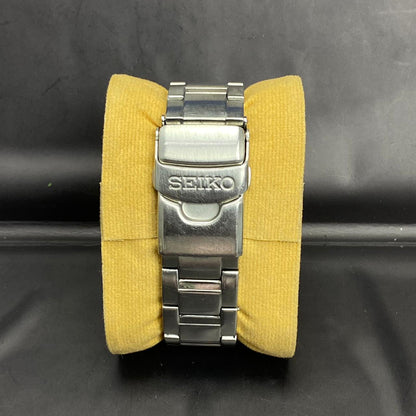 Rare Seiko 5 Sports SKZ209 Automatic Atlas Map Meter Land Shark Blue Dial Watch