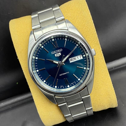 RARE Seiko 5 SNXA21 Jade Green Dial Automatic 7S26-0430 Baton Roman Watch Men