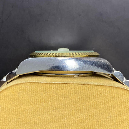 RARE Bulova President Super Seville Two Tone Automatic Gold Vintage Watch Men