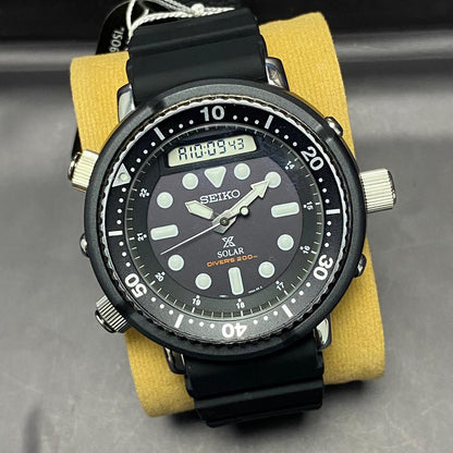 Brand New Seiko Prospex SNJ025P1 Arnie Solar Baselworld 2019 ANADIGI Black Dial