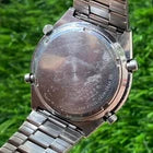 Rare Seiko Choronograph Quartz 7A28 Black Dial Pepsi Bezel Vintage Watch Men