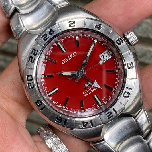 Rare Seiko SCVF013 Limited Edition 4S12 Hi-Beat GMT
