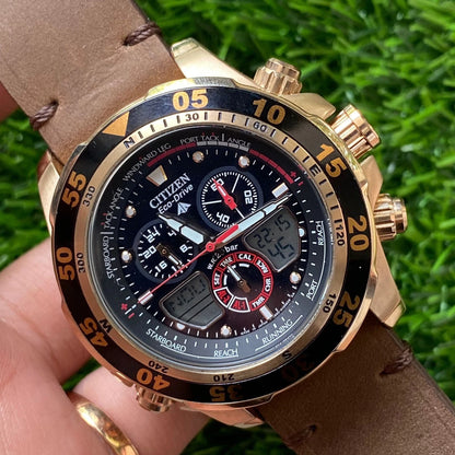 Rare Citizen Promaster C660-S067634 Solar Eco Drive Analog Digital Watch Men