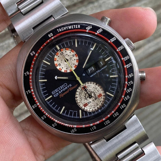 RARE Seiko UFO Automatic 6138-0011 Chronograph JDM Watch