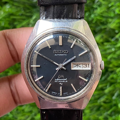 Rare Seiko LM Special Automatic Black Dial 23 Jewels JDM Vintage Watch Boy Size