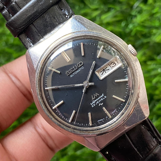 Rare Seiko LM Special Automatic Black Dial 23 Jewels JDM Vintage Watch Boy Size