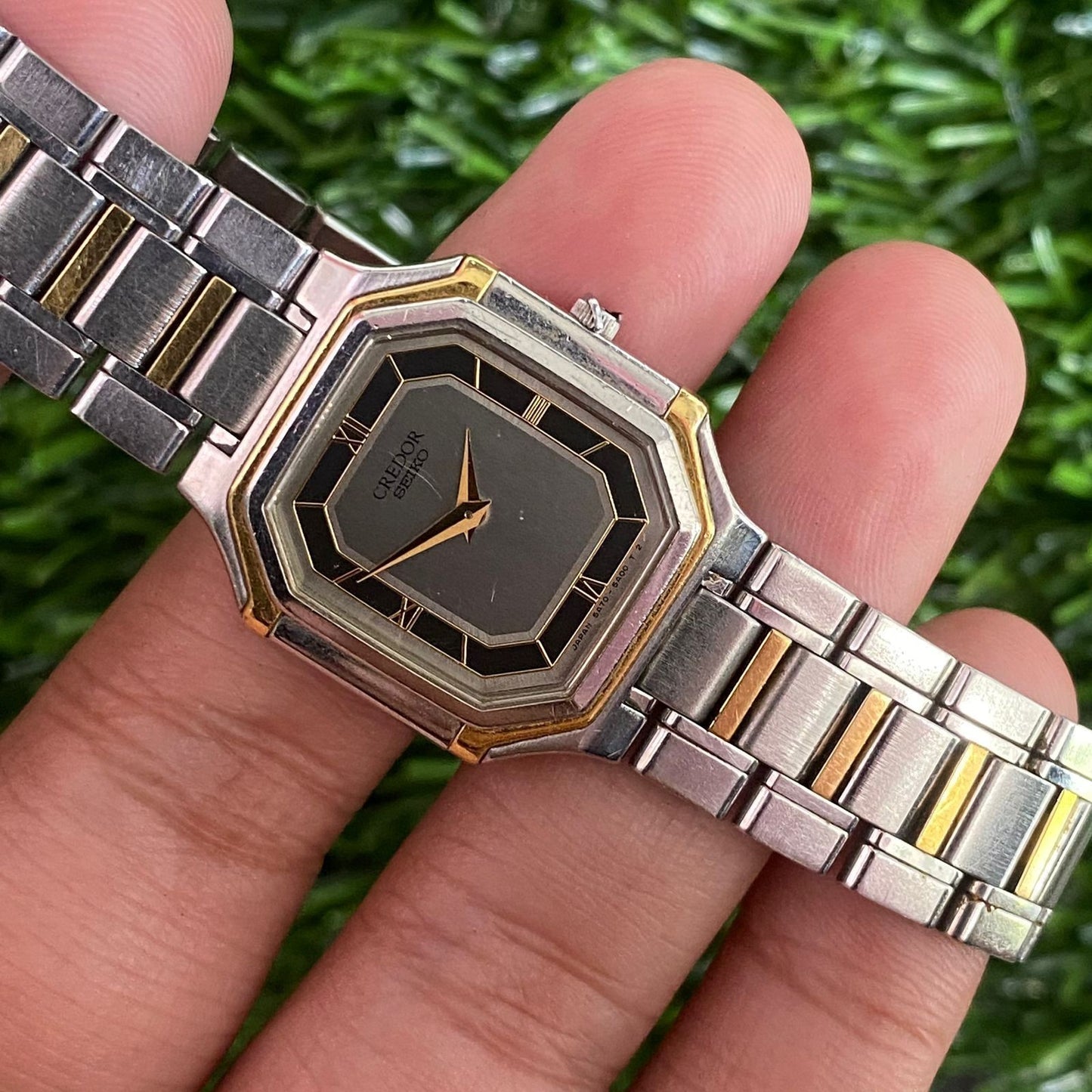 Rare Seiko Credor Ladies Watch Dress Fashion Two Tone Vintage Watch Steel