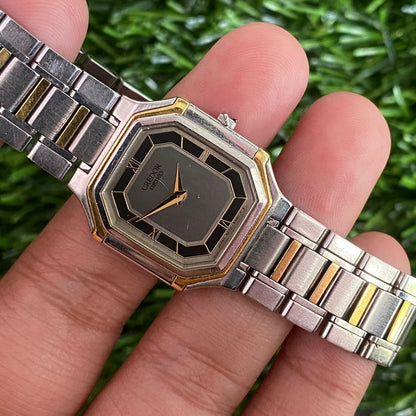 Rare Seiko Credor Ladies Watch Dress Fashion Two Tone Vintage Watch Steel