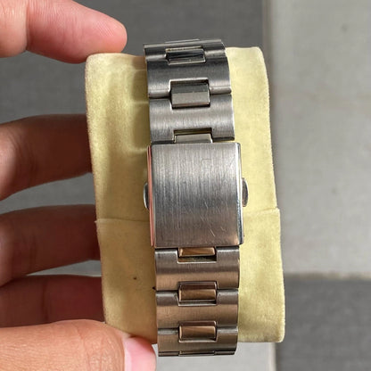 Rare Seiko SBBP069 Chronograph Salmon Dial Quartz Date Vintage Watch Men