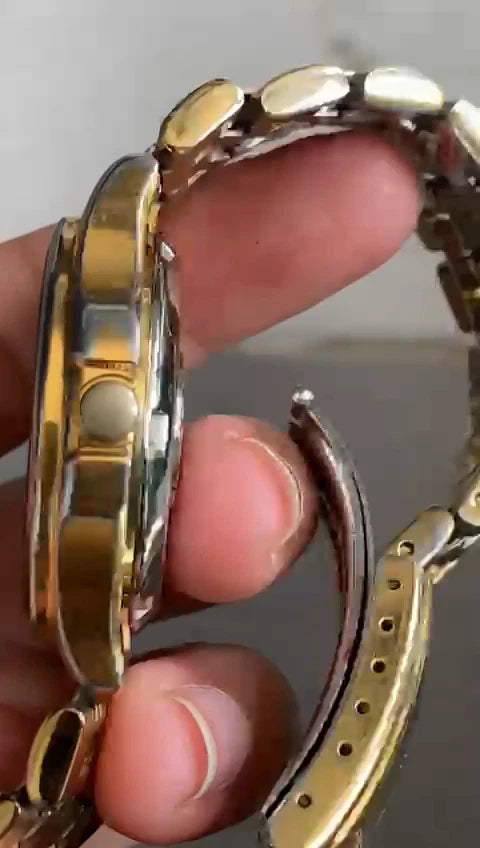 Rare Seiko Superior SKZ046 Roman Index White Dial Automatic Square Watch Men