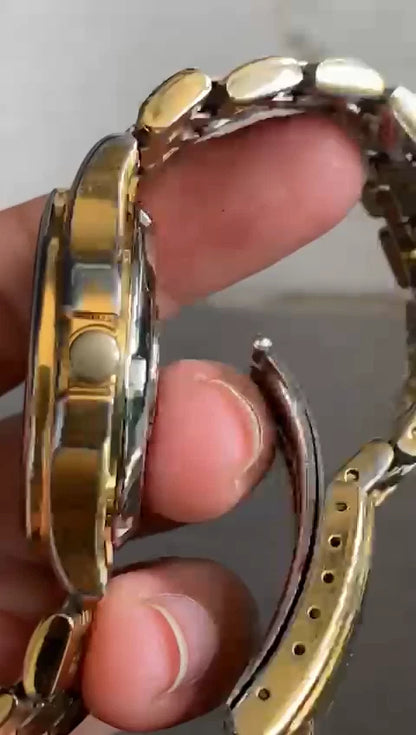 Rare Seiko Superior SKZ046 Roman Index White Dial Automatic Square Watch Men