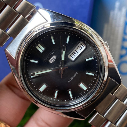 Rare Seiko 5 SNXS79 Automatic 7S26-0480 Black Dial Dress Watch Classic Men