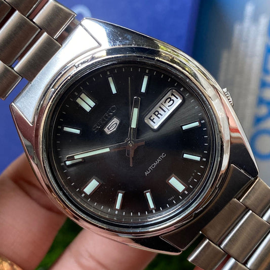 Rare Seiko 5 SNXS79 Automatic 7S26-0480 Black Dial Dress Watch Classic Men